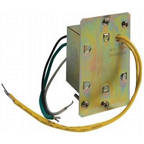 junction box transformer for door chime|broan door chime transformer.